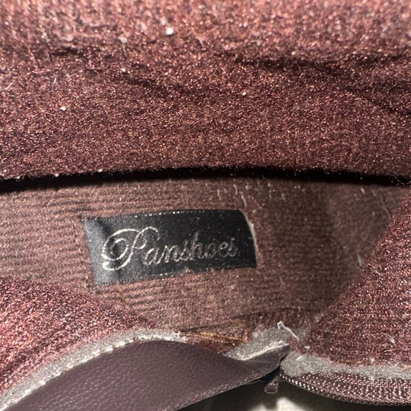 Brown Faux Suede Knee-High Boots - Picture 3 of 9